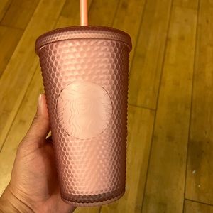 Starbucks 2022 Soft Touch Pink Lemonade Jelly Studded 16oz Tumbler NEW